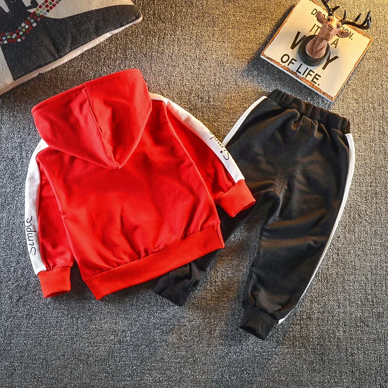 New Spring Autumn Children Clothes Baby Boys Girls Hoodies Pants 2Pcs/set Infant Outfits Toddler Casual Clothing Kids Tracksuits