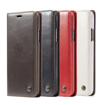 

Luxury Business style PU leather hold Card Magnet Bracket wallet bag phone case for Huawei P20 P30 PRO Lite P smart 2019 case