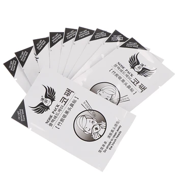 

10pcs/lot Blackhead Peel Mask Cleaner Moderate Bamboo Charcoal Nose Face Mask Strips Cleansing Pore Peel Off Pack Make Up