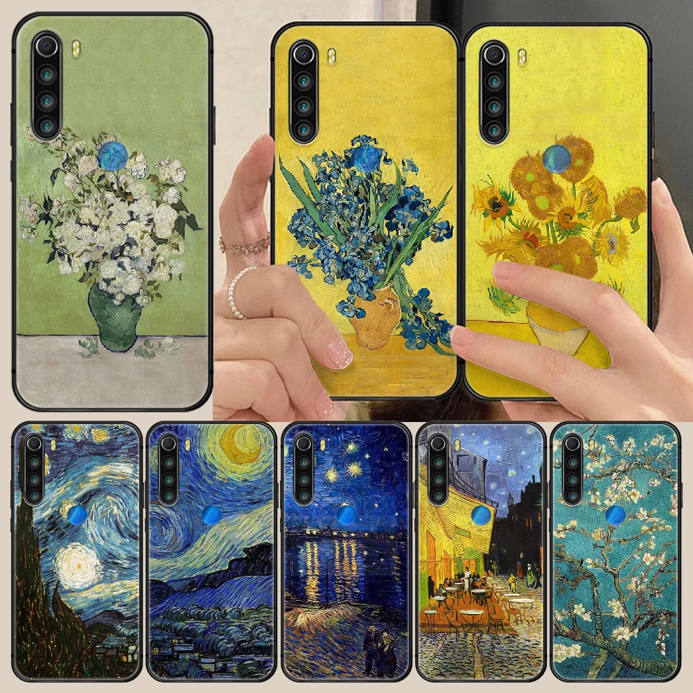Картина маслом Ван Гога чехол для телефона Корпус Корпуса XIAOMI Redmi 7a 8a S2 K20 NOTE 5 5a 6 7 8