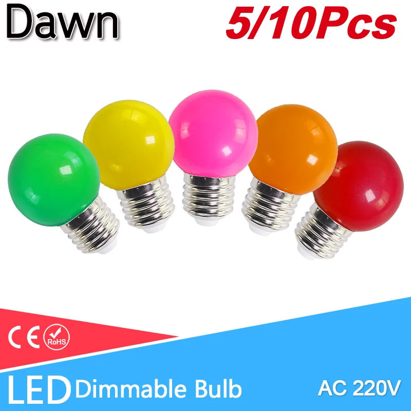Led 전구 E27 3W led 램프 Bomlillas 글로브 Lampada 다채로운 RGB Led 조명 AC 220V SMD 2835 손전등 G45 Led 전구 홈 라이트