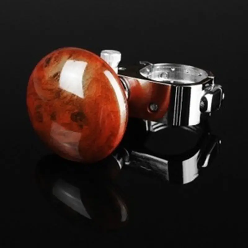Car Auto Steering Wheel Spinner Handle Knob Booster Aid Ball Turner-Red