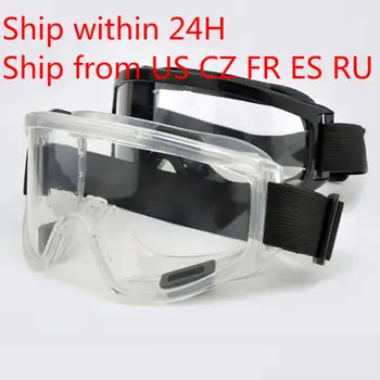 

Safety Goggles Lab Glasses Anti Chemical Eyewear Motorcycle Windshield Sand Ski Goggles dropship