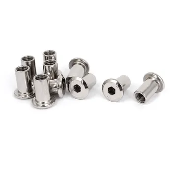 

uxcell 10 Pcs M8 x 18mm Rivet Hex Socket Head Cap Screw Insert Barrel Nuts Fasteners