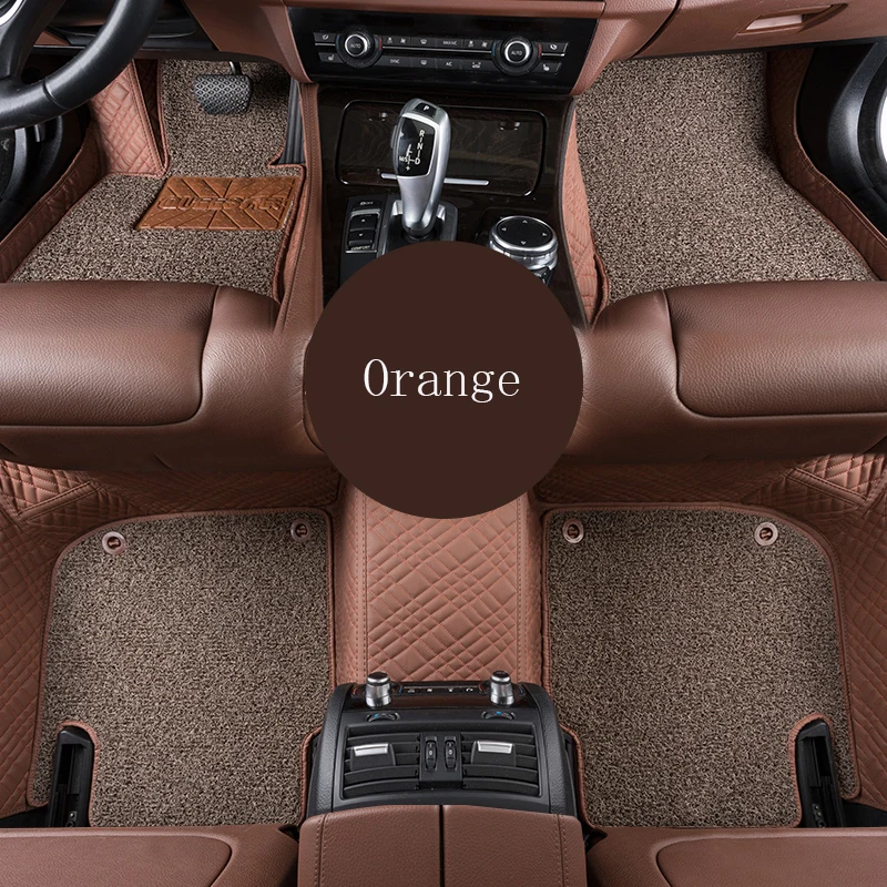 

WLMWL Car Floor Mats For BMW all models f30 f10 e46 x5 e70 x1 x3 e39 x5 x4 f11 car styling auto Cushion Car Carpet Covers