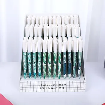 

1pcs Cute Gel Pen Geen plant kawaii school pens student writing stationery supplies gift for kids (Ramdon color) 040101