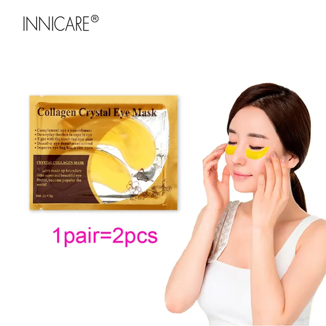 20Pairs Gold Collagen Crystal Eye Mask Anti Wrinkle Eye Patches Moisturizing Nourishing Anti Aging Eye Care