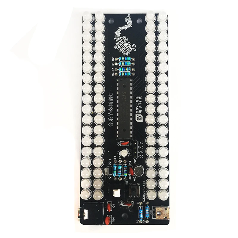 Kit Fai Da Te Spettro Musicale A LED Con Colonna Cristallo: Display Audio Con LM339, LM358