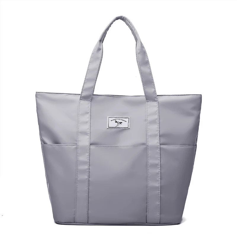 Gray Travel Bags Новые женские дорожные сумки большой емкости, женская сумка, портативная спортивная сумка, Мужская нейлоновая короткая дорожная сумка для отдыха, сумки для покупок - Цвет: Gray Travel Bags