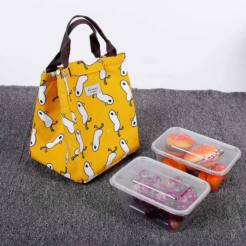 Portable Thermal Lunch Bags Women Kids Insulated Cooler Tote Picnic Food Container Student lunch box bag Fresh Keeping Ice Pack
