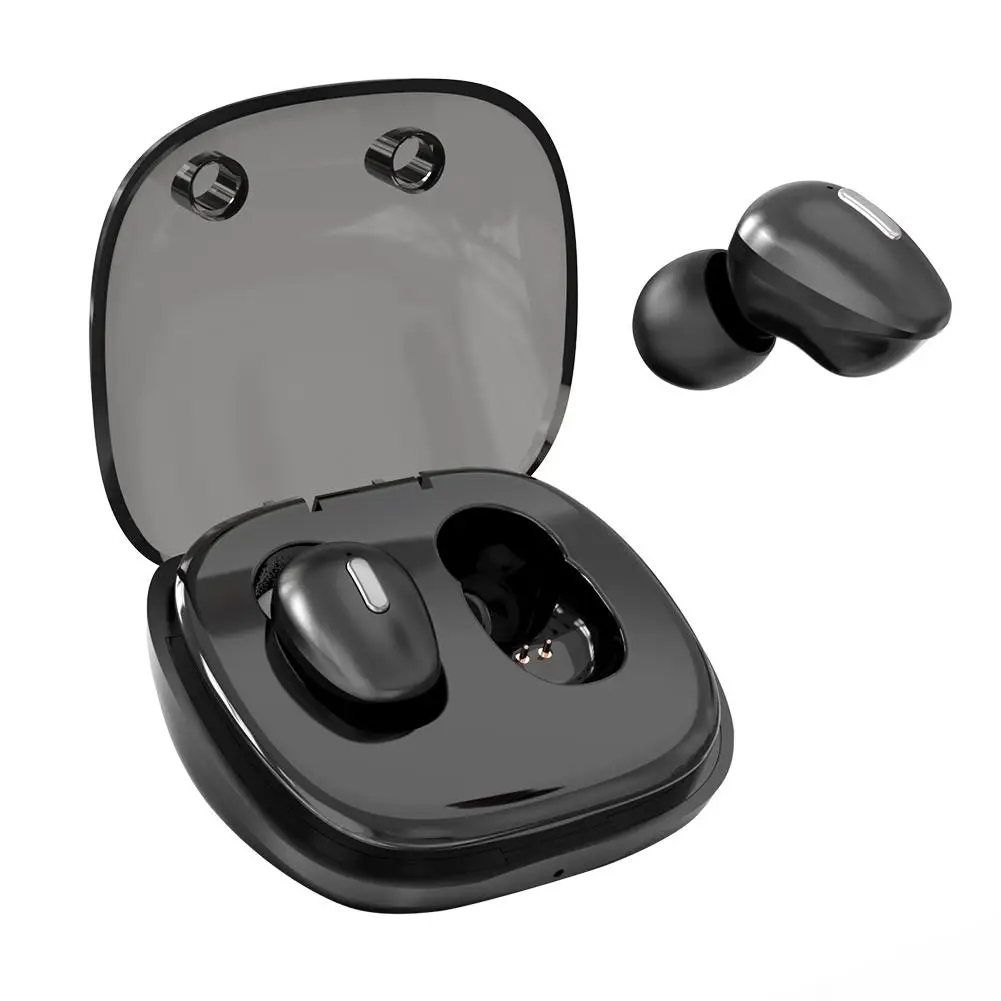 Мини Беспроводные стерео Bluetooth наушники CV6.0 шумоподавление в уши переключение двухпроходные наушники с зарядным устройством T2