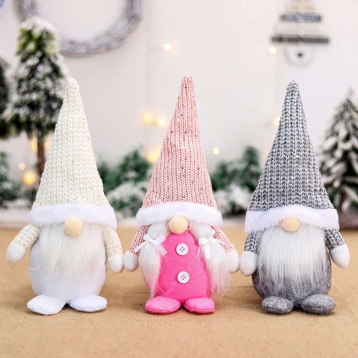 Christmas Faceless Gnome Christmas Ornaments Merry Christmas Decoration For Home Navidad Pendants Cristmas Gifts New Year 2022