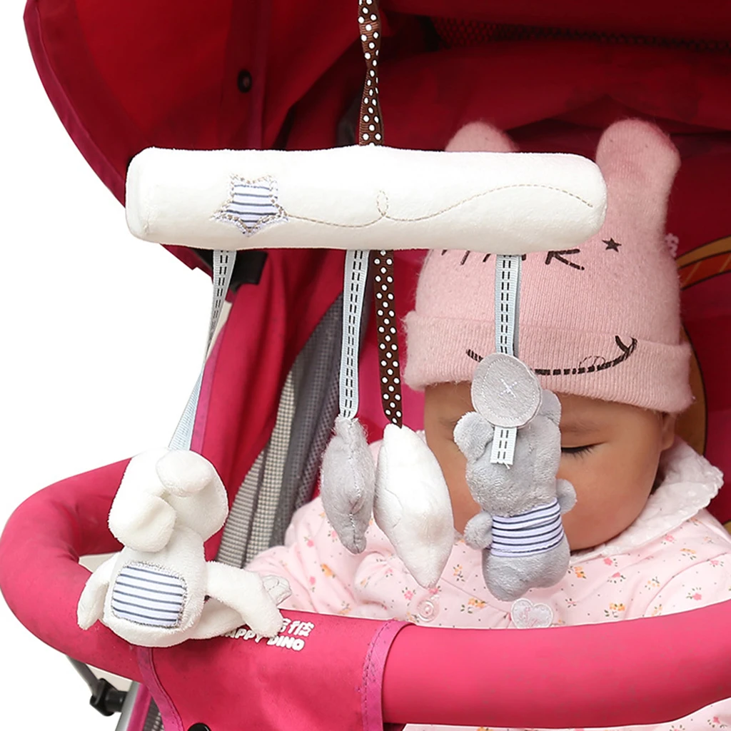 Cradle Toy Hanging Rattle Baby Plush Soft Toy Rabbit Musical Mobile Products