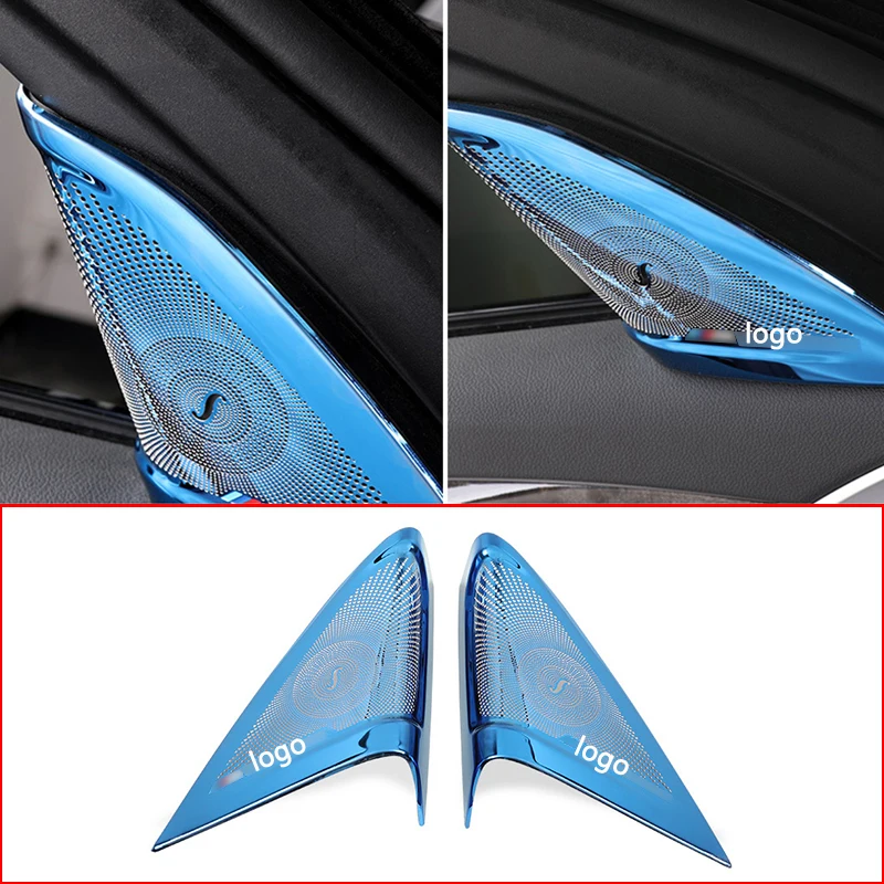 

Car tweeter horns cover for G30 BMW New 5 Series 2018-2019 high quality hifi-system fit front door speakers sheet original