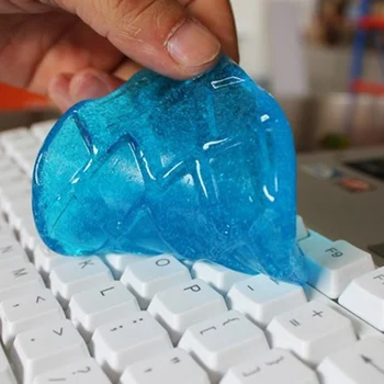 

Car Cleaning Sponge Products Auto Universal Glue Air Conditioner Outlet Vent Interior Dust Dirt Cleaner Random Color