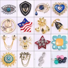 Gedi Amass креативная брошь женская цепочка для свитера с Лунными буквами простые аксессуары для корсажа из сплава