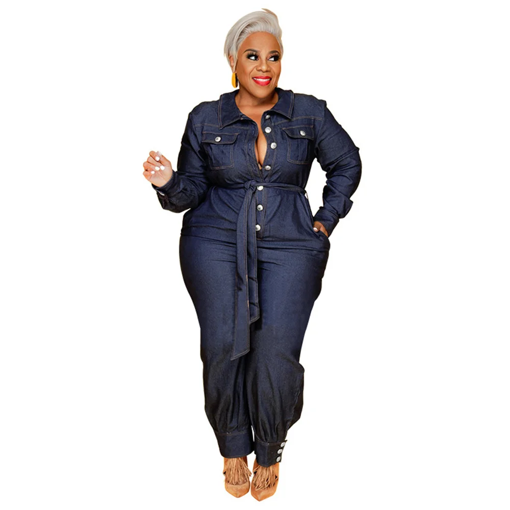 Plus Size Street Cowboy Jumpsuit