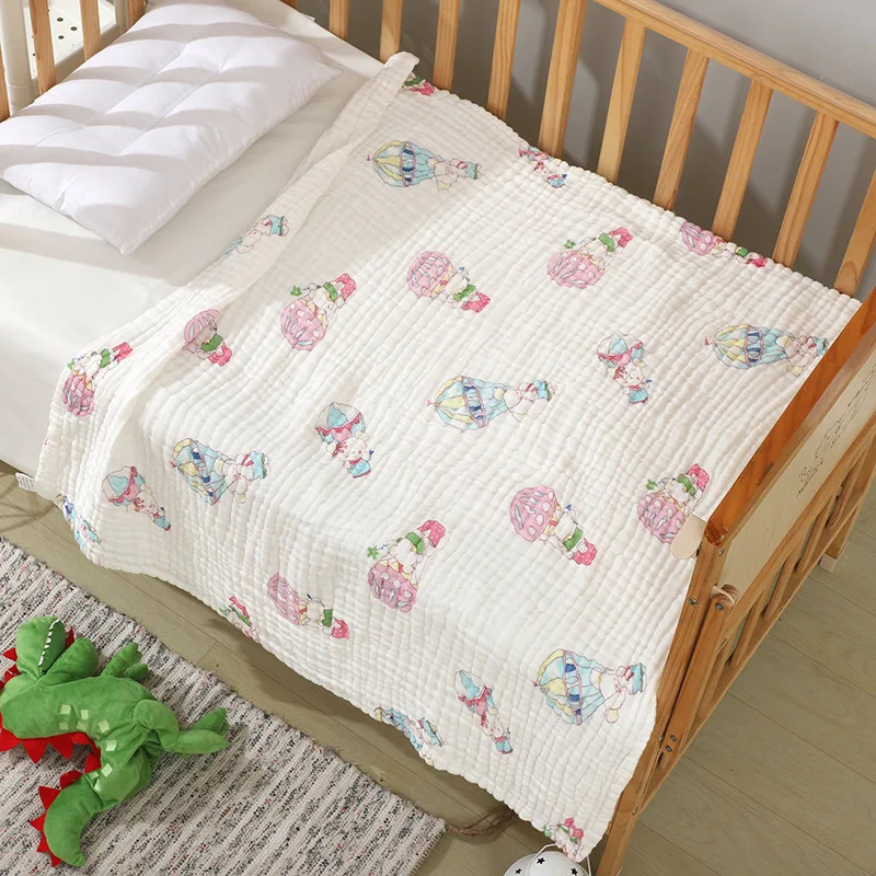 6 слоев муслина пеленание Bambu детское Пеленальное Одеяло детское зимнее одеяло s новорожденный Манта Bebe Gateo Suave Muselina пеленки - Цвет: White Ball