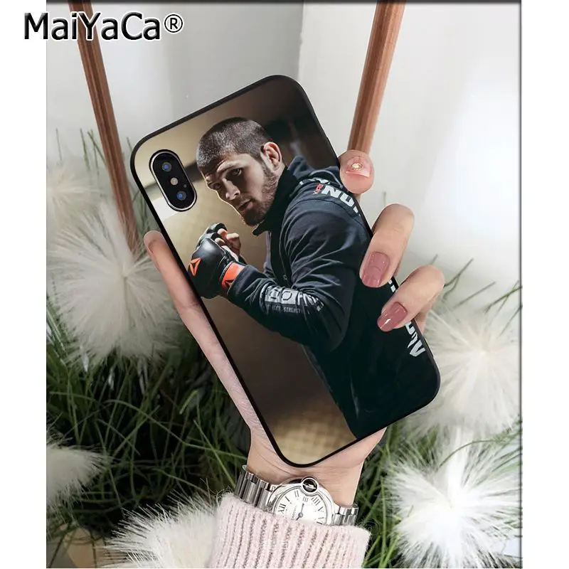 MaiYaCa khabib nurmagomedov UFC мягкий чехол для телефона из ТПУ для iPhone 6S 6plus 7plus 8 8Plus X Xs MAX 5 5S XR 11 11pro max - Цвет: A13