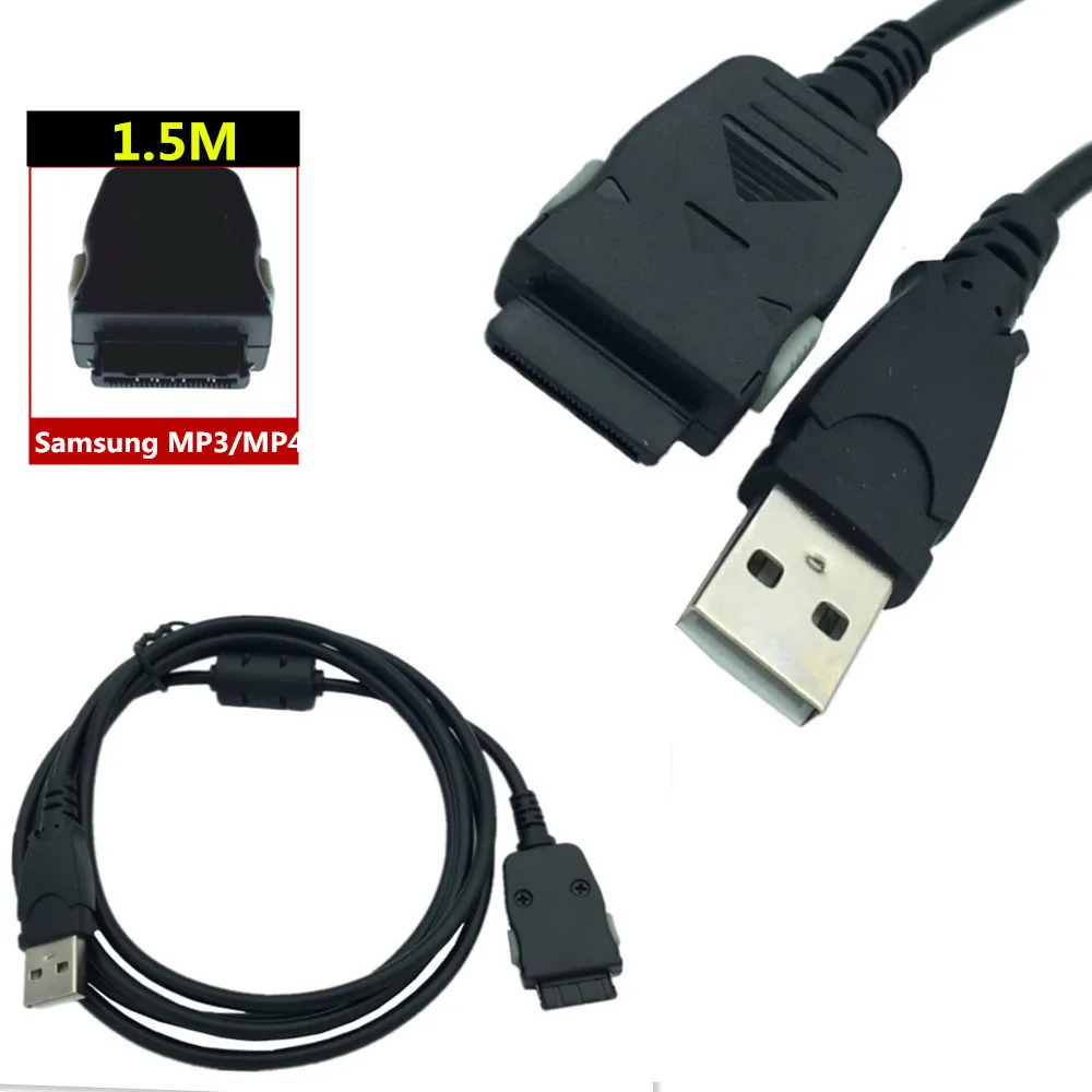 Черный YP серия YEPP MP3/MP4 цифровой медиаплеер совместимый для samsung YP-T9-T9B T9E T9J T9Q T9Z зарядное устройство(синхронизация) USB кабель 5 футов - Цвет: Черный