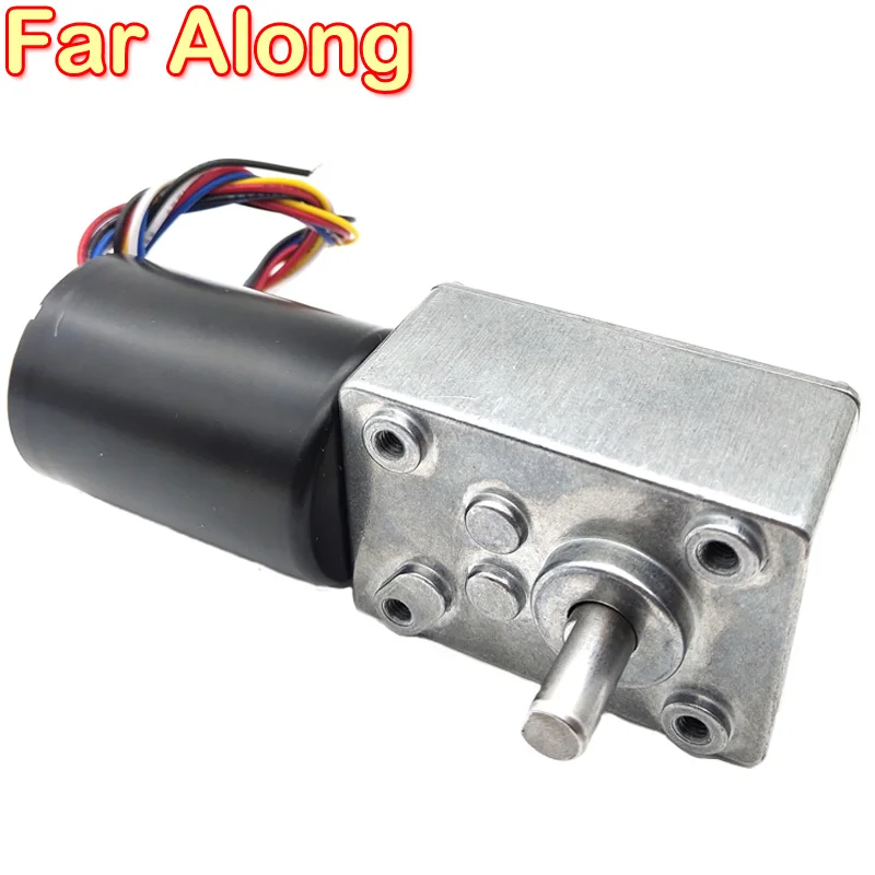 8-470RPM, alto torque, 12V, 24V, eixo duplo,