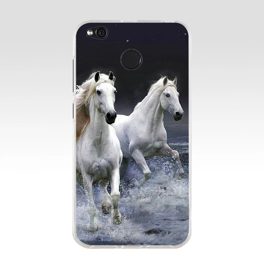 289SD  horse Soft Silicone Tpu Cover phone Case for xiaomi redmi 4A 4X note 4 4x mi A1 A2 lite 