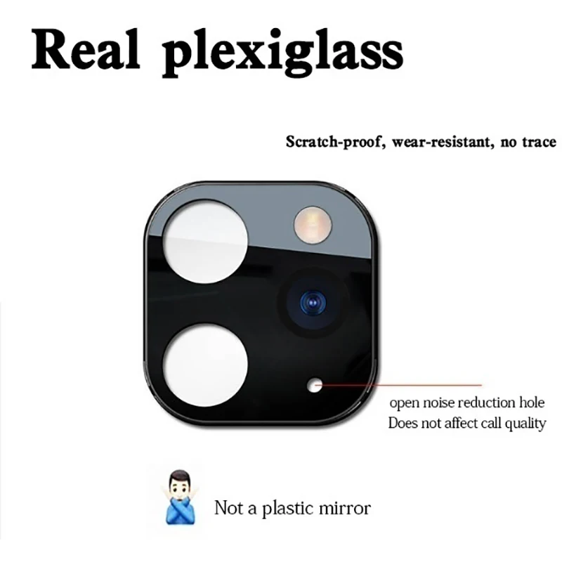 Защитная пленка для объектива камеры iPhone X/XS/XR/XSMax на Iphone 11/Pro Max с защитой от