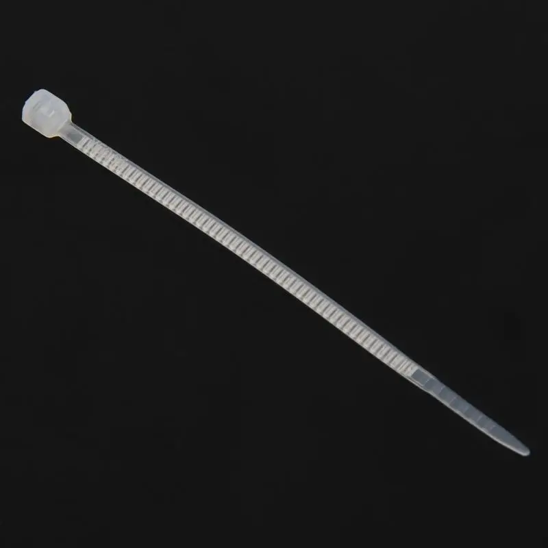 1000 pcs envelope white plastic cable tie 80 mm x 1.8 mm fasten it