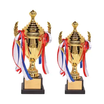 

Large Trophy Cup Award Contest Business Award Customize Trophy Golden Plating Team Sports Competition Craft Souvenir Sports Meet