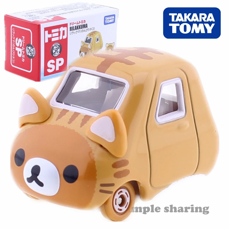 Takara Tomy Dream Tomica SP Rilakkuma машина для кошек популярные детские игрушки Моторные Машины
