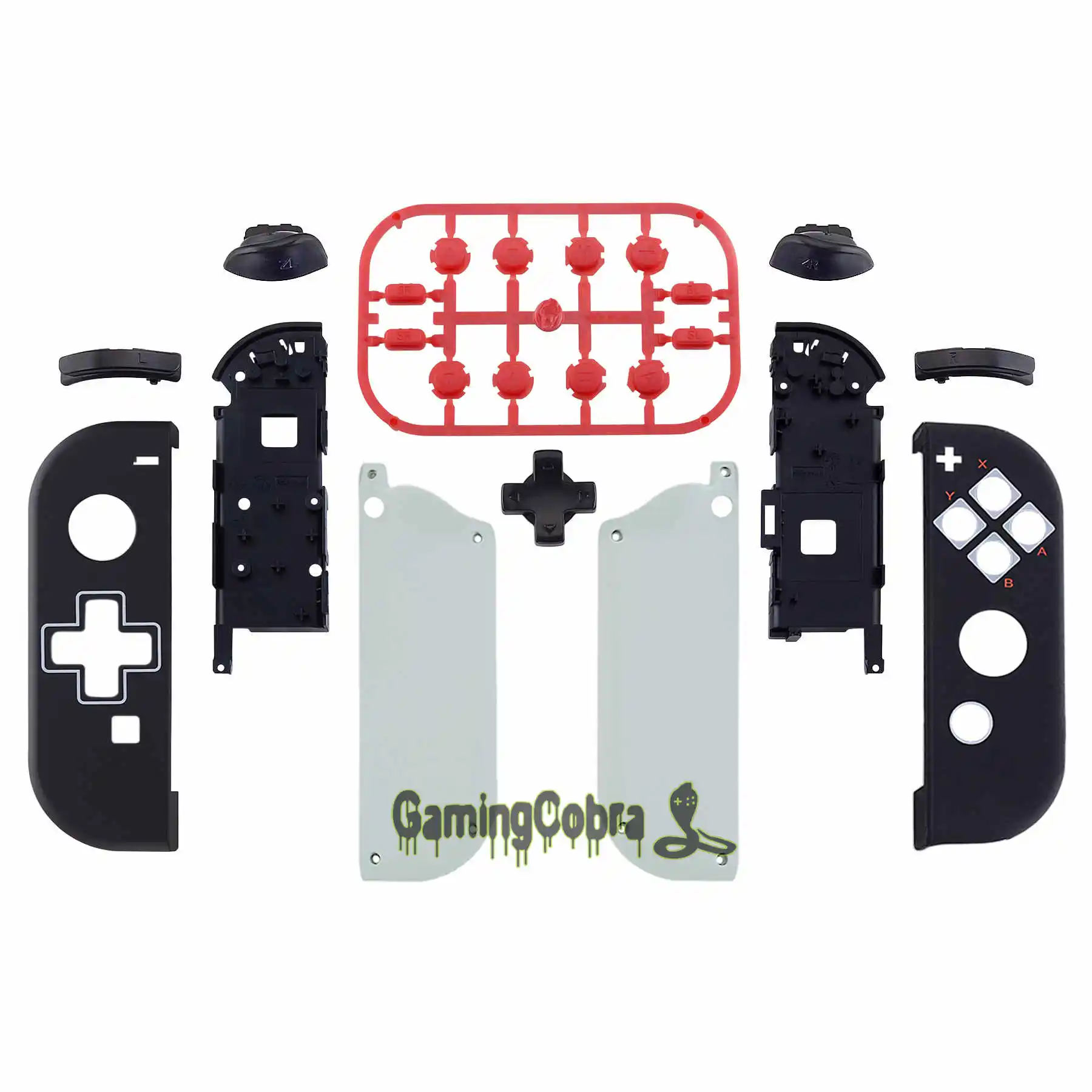 NES style Soft Touch корпус контроллера(версия D-Pad) с полным набором кнопок замена оболочки для nintendo Switch Joy-Con
