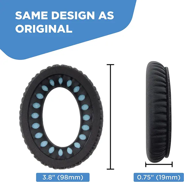 Cuscinetti Cuffie Ricambio Per Bose QC25, QC15, QC2 - Morbidi E Facili Da Installare - Foto 3