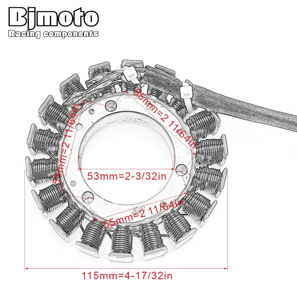 BJMOTO двигатель мотоцикла статора катушки для Suzuki VL1500 бульвар C90T C90 2005-2009 Мотоцикл Магнето генератор