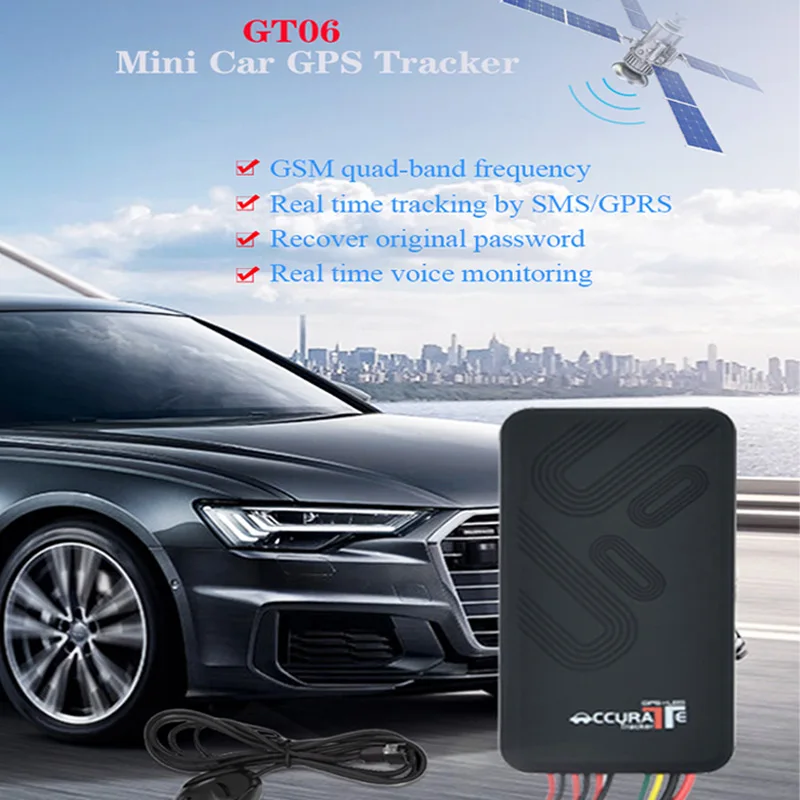 GT06 мини gps трекер SMS GSM GPRS автомобиль онлайн система слежения монитор для мотоцикла локатор устройства через