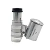 60 Times Microscope LED Lamp Lights Yanchao Lights Portable Pocket With Lamp Magnifying Glass Magnifiers 1