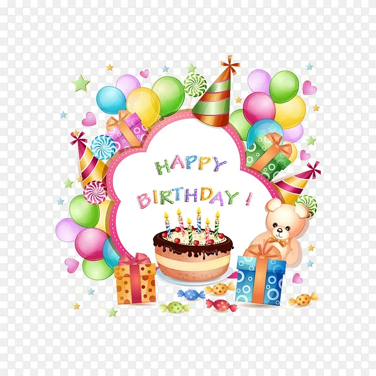 矢量生日快乐素材png图片素材免费下载 图片编号ymxprlxq Pngbag素材网
