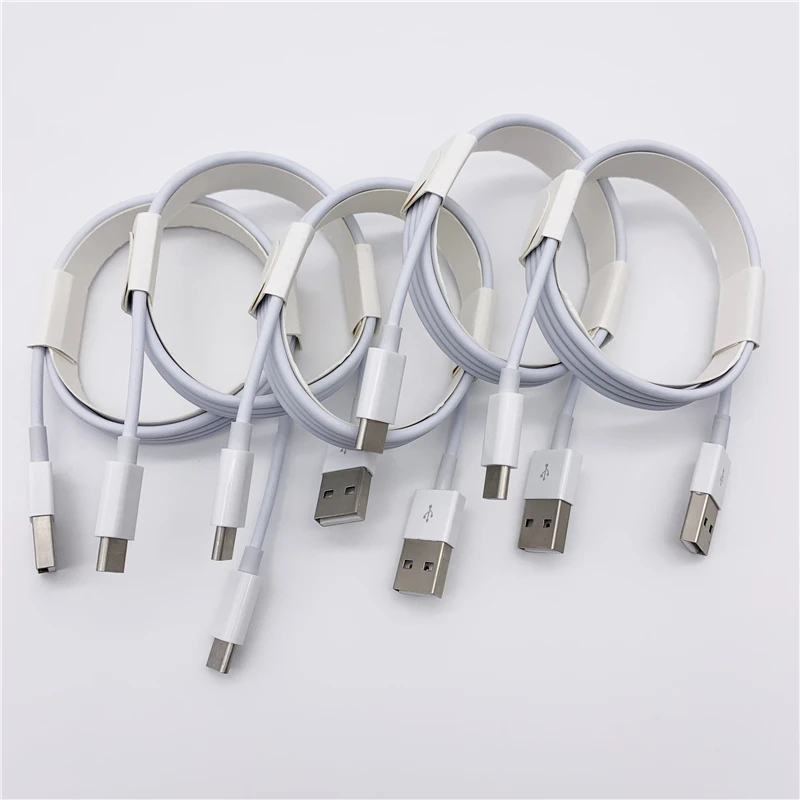 10 шт./лот, высокое качество, 1 м, 3 фута, USB 3,1 type C, USB 2,0, кабель для передачи данных, шнур для зарядки в розничной упаковке