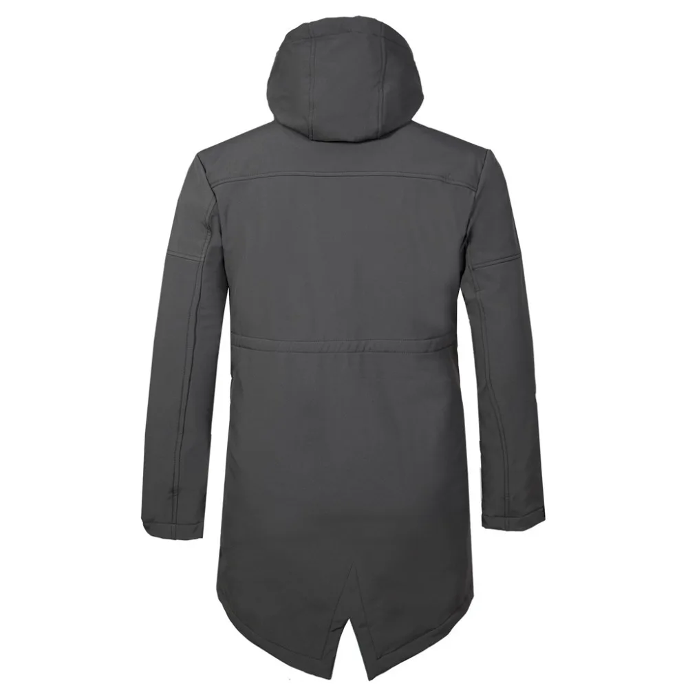 Mens Autumn Winter Casual Fashion Windbreaker Waterproof Keep-warm Sport Outdoor Camping Hiking Fishing Jacket Long Coat #4R15 (11)