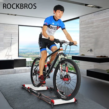 

Bicycle Trainer Roller Cycling Training Tool MTB Road Bike Exercise Fitness Station Riding Trainer Tool Station 3 Stage Folding