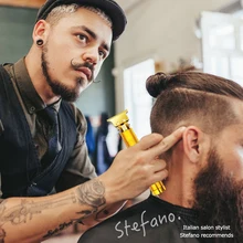 

USB rechargeable ceramic Trimmer barber Hair Clipper Machine hair cutting Beard Trimmer Hair Men haircut Styling tool