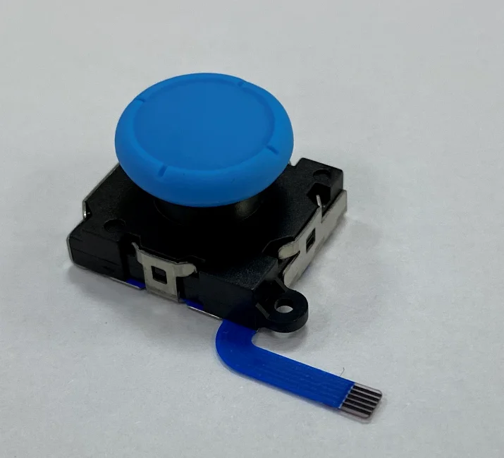 10Pcs 4 Colors Left/Right 3D Analog Sensor Joystick Thumb Sticks Replacement NS Switch Joycon Controller Switch Lite Joystick Replacement Arcade Joystick Game Joystick