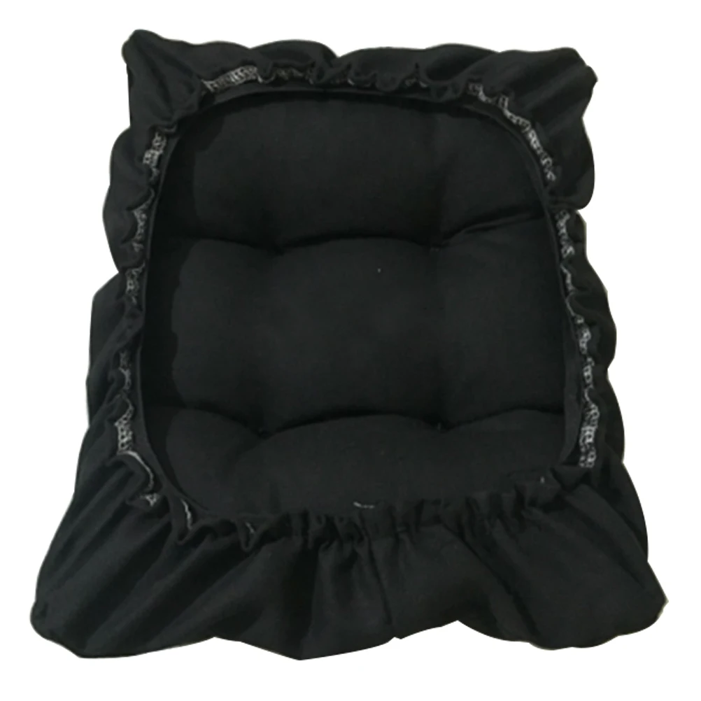 Простая и Современная 5 цветная ткань прямоугольник подушка для стула сплошной цвет сидение для стула крышка с эластичный Чехол для стула
