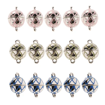 

5pcs Round Ball Magnetic Clasps for Necklace Bracelet Repair Replace Clasp