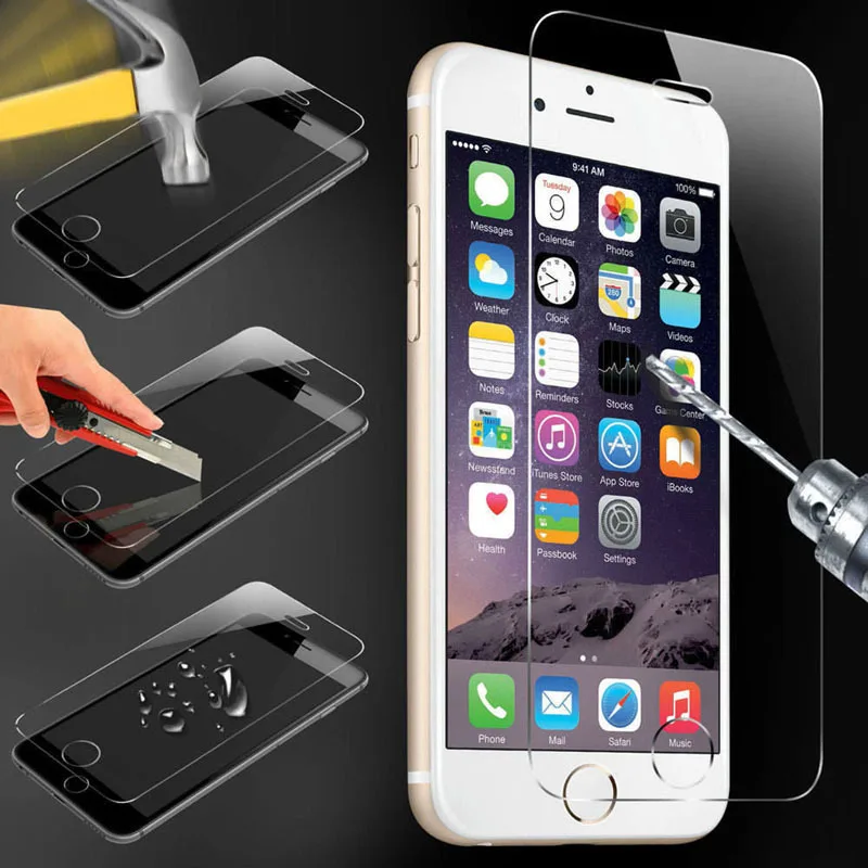 Tempered Glass Film for IPhone 11 Pro Max XS XR X 10 SE 2020 SE2 Screen Protector IPone 8 7 6 6S Plus Screenprotector Cover |