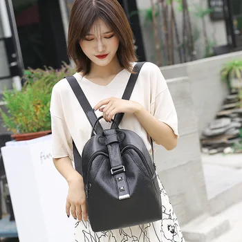 

JIULIN Leisure Backpack Workmanship Comfortable FashON Leather women backpacks