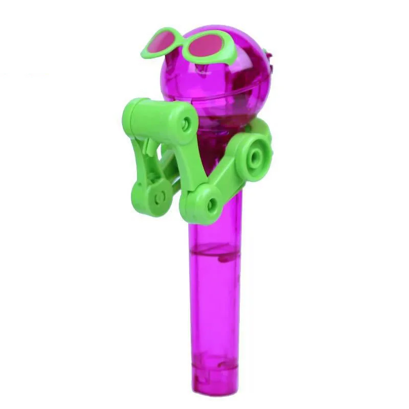 Cute Candy dustproof  Kids Gift Robot Lollipops Holder  Decompression Toys 