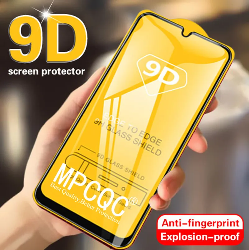 9D Full coverage Tempered Glass for Xiaomi mi 8 9 mi8 9T Pro Screen Protector for Redmi 6A 7A Note 5 6 7 8 Pro Protective Glass