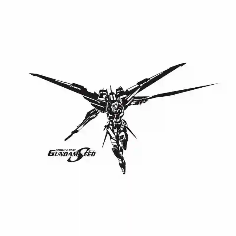 Pegatina GUNDAM Sticker Anime Cartoon Car Decal Sticker Vinyl Wall Stickers  Decor Home Decoration