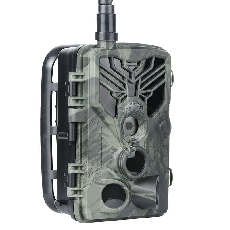 4G камера наблюдения для охоты, дикой природы, HC-810LTE, 20MP 0,3 S, триггер, инфракрасная с антенной, Охотничья Дикая камера