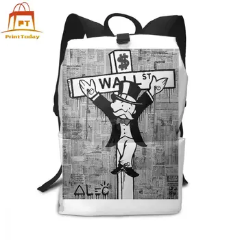 

Monopoly Alec Backpack Monopoly Alec Backpacks Men's - Women's Multifunctional Bag Student Trend Bags